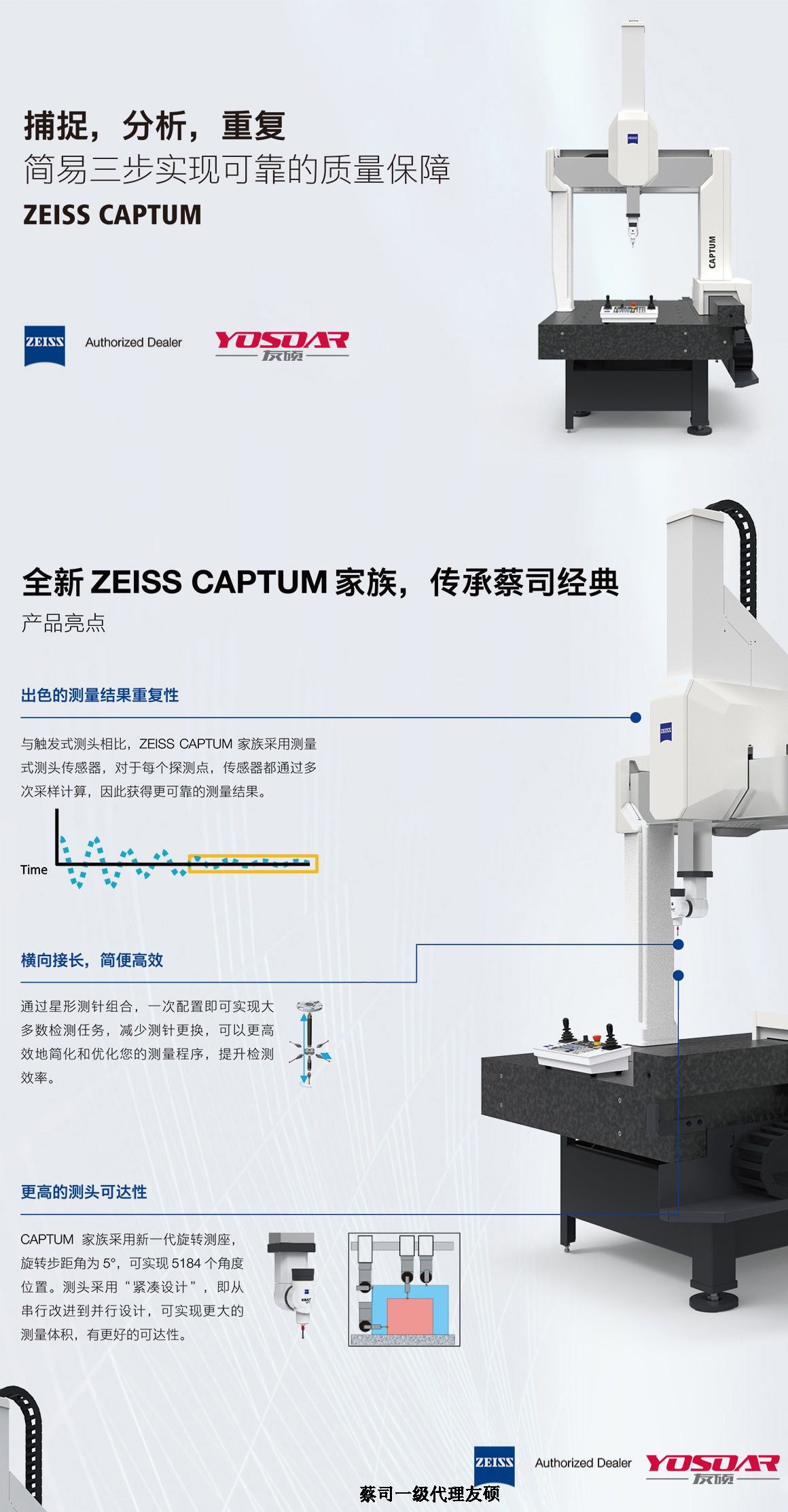 中卫蔡司中卫三坐标CAPTUM